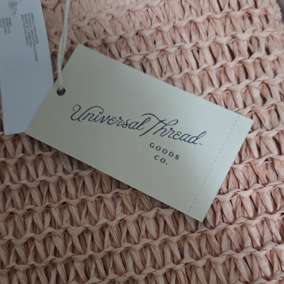 Universal Thread- Striped Woven Tote Bag - Picture 3 of 5